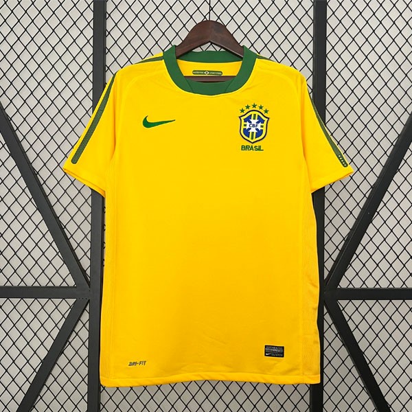 Tailandia Camiseta Brasil Replica Primera Ropa Retro 2010